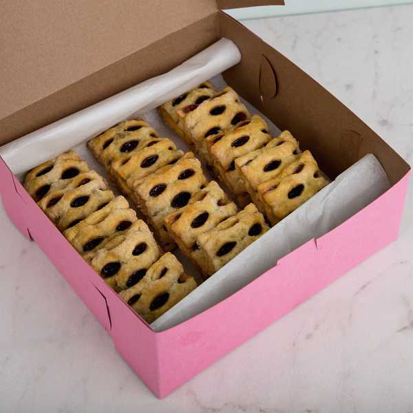 8" x 8" x 3" Pink Pie Box each