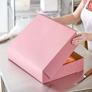 14″ x 19″ x 4″ Pink Cake Box Each
