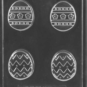 Designer Full Egg Cookie Candy Mold 4 cavity Each