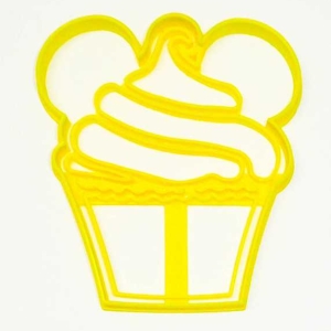Mickey Mouse Ears Cupcake Cookie Cutter Each
