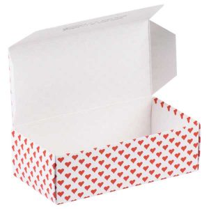 Valentine Candy Box 5 1/2″ X 3 3/4″ x 1 3/4″ Each