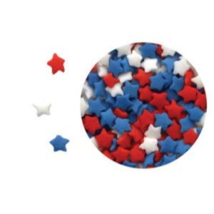 Red, White & Blue Mini Star Quins 4 oz