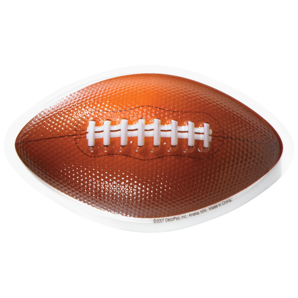 Football DecoPlacs 3 1/4" x 5 1/2" Each