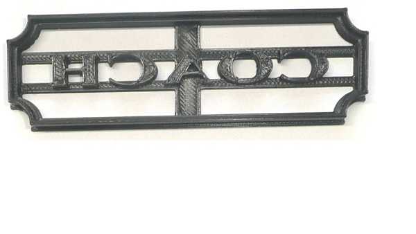 Coach Brand Cookie Cutter Each