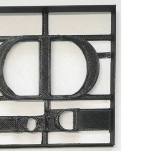 Dior Logo Cookie Cutter Each