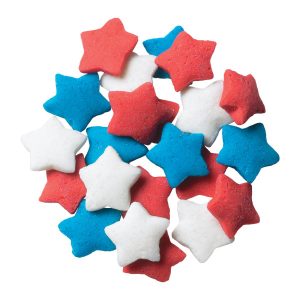 Red, White & Blue Star Quins 4 oz