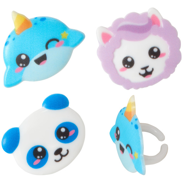 Kawii Characters Rings 12 count - Image 2