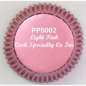 Light Pink Mini Foil Cup 1 1/4″ Base x 3/4″ Wall approx 500