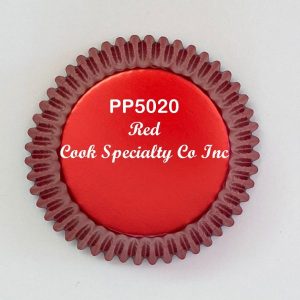 Red Mini Foil Cup 1 1/4″ Base x 3/4″ Wall approx 500