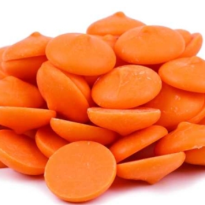 Merckens Orange Coating Chocolate 1 lb