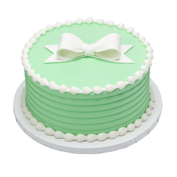 Bow White Large Gum Paste 6" Each - Image 3