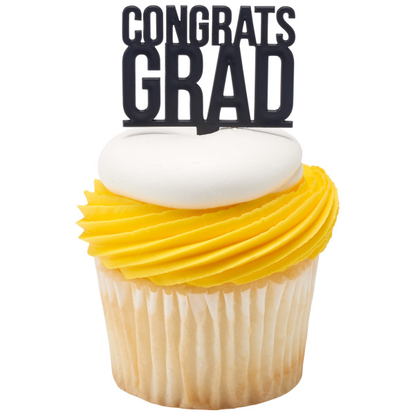 Congrats Grad DecoPics 12 count