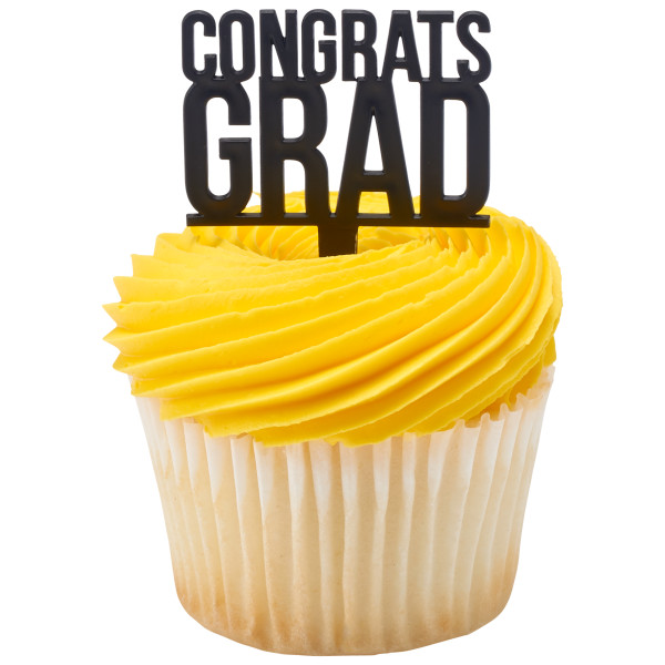 Congrats Grad DecoPics 12 count - Image 3