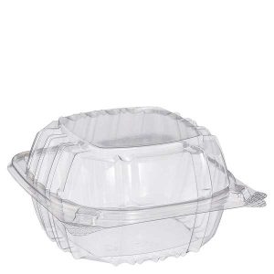 6″ x 5 3/4″ x 3″ Hinged Container Each
