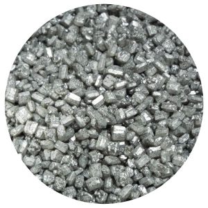 Silver Metallic Rocks 6 OZ