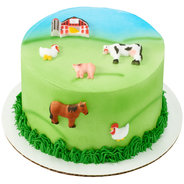 Farm Animals Assorted Dec-Ons 8 count - Image 2