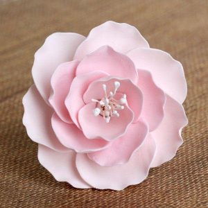 Briar Rose Medium Pink Gum Paste 4″ Each