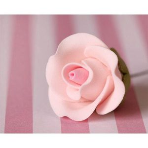 Tea Rose Pink Gum Paste Small 1″x 1″ Each