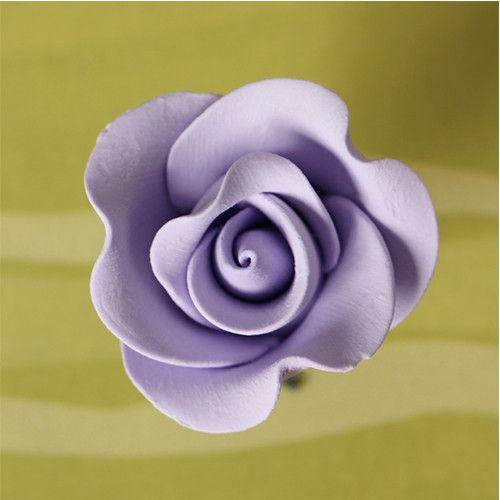 Tea Rose Lavender Gum Paste Small 1"x 1" Each
