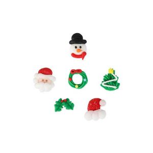 Christmas Minis Royal Icing 3/4″ 6 count