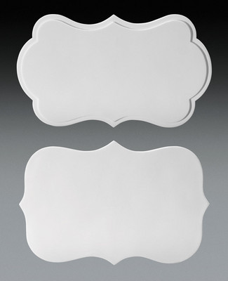 Plaque Assorted 5 1/4" Wide Each