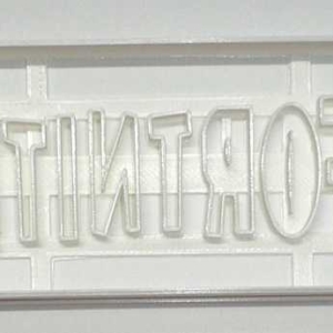 Fortnite Letter Cookie Cutter