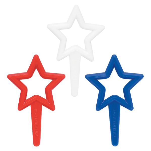 RWB Silhouette Star Picks 12 count