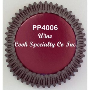 Wine (Burgundy) Foil Treat Cup 1 1/2″ Base approx 100