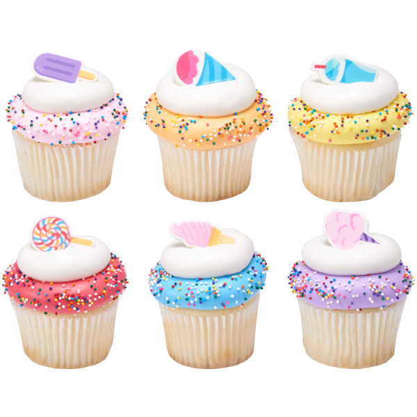 Summer Sweets Sweet Decor Printed Edible Decorations 12 count - Image 3