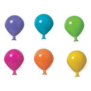 Neon Balloons DecoPlac 6 count