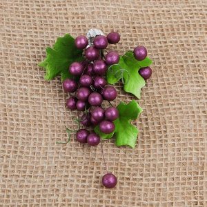 Purple Bunch of Grapes 3.5″ x 2″ Each