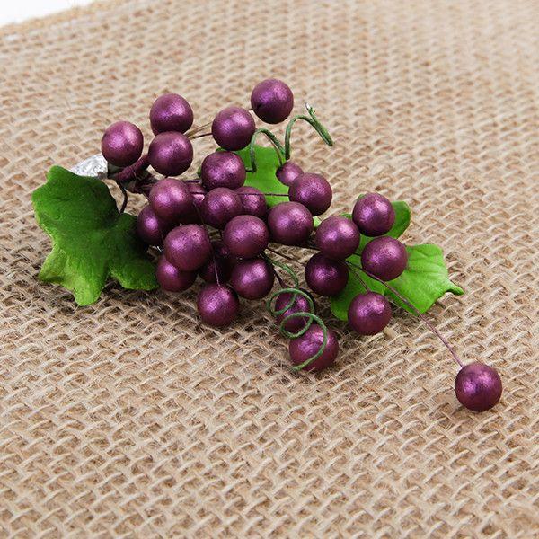 Purple Bunch of Grapes 3.5" x 2" Each - Image 2