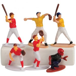 Baseball Figures 6 count
