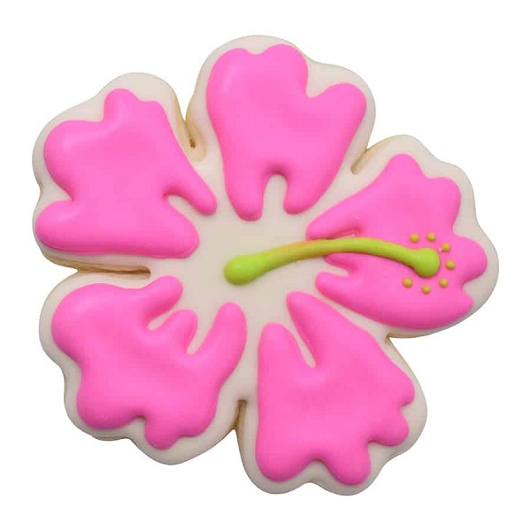 Hibiscus Flower Cookie Cutter 3.5" Each - Image 2