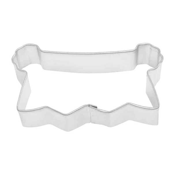 Three Flag Banner Cookie Cutter 3.875" Each