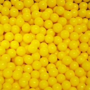Beads Yellow (10 MM) 6 OZ