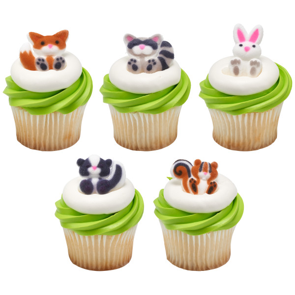 Woodland Animals Assorted Dec-Ons 5 count - Image 2