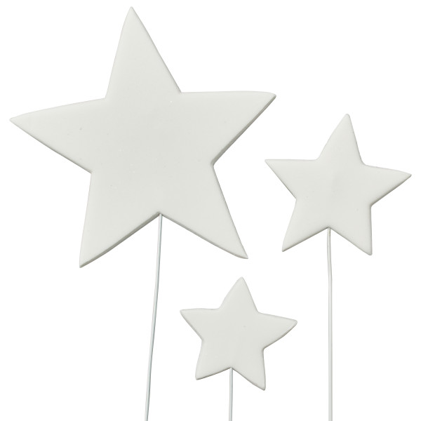 Star Sugar Spray White 4 count