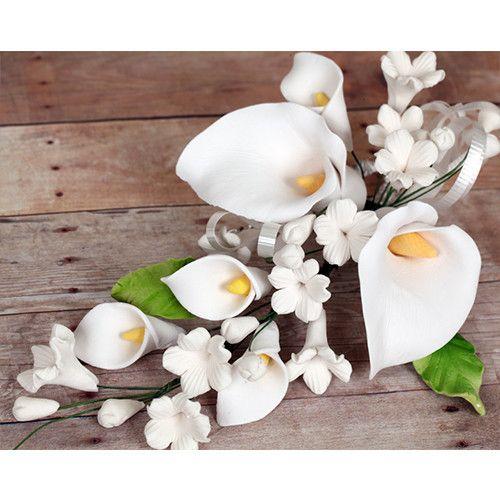Calla Lily Wh GP Spray 4"x6 1/2" Each