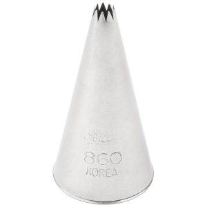 #0B=860K French Star Pastry Tube Each