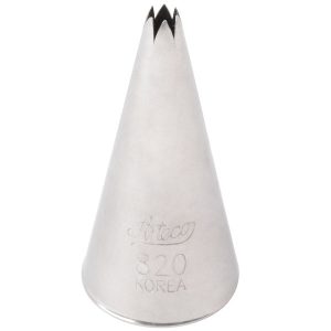 #0S=820K Open Star Pastry Tube Each