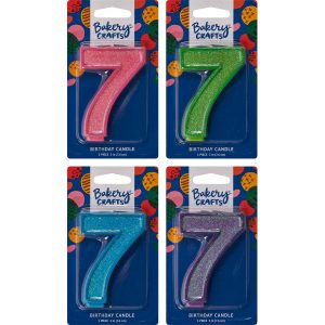 #7 Glitter Candles Each