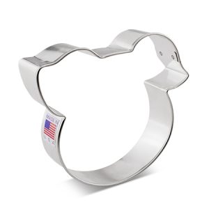 Pig Face Cookie Cutter 4″ x 3.5″ Each