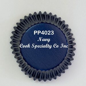 Navy Blue Foil Treat Cup 1 1/2″ Base approx 100