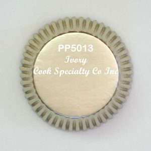 Ivory Mini Foil Cup 1 1/4″ Base x 7/8″ Wall approx 100