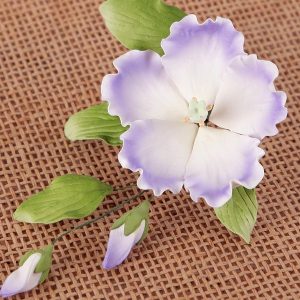 Lavender Single Hibiscus Spray Each