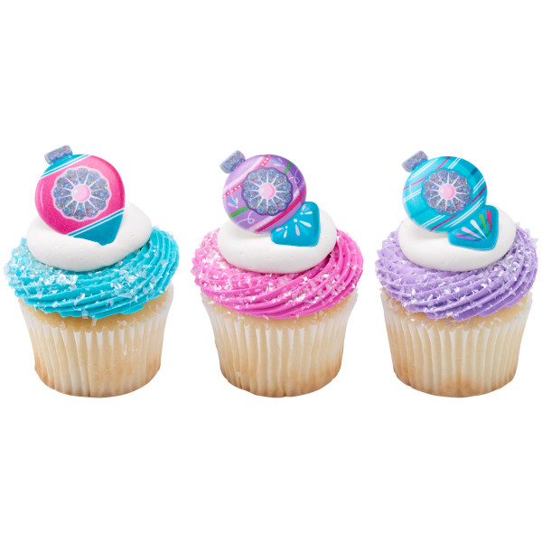 Christmas Bauble Rings 12 count