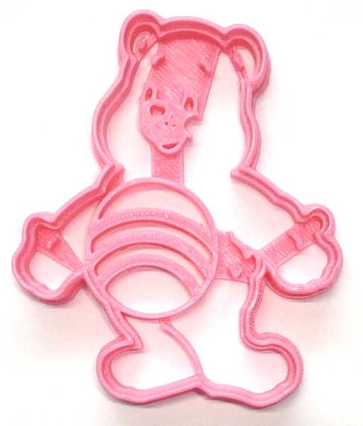 Cheer Bear Pink Care Bear Cookie Cutter each
