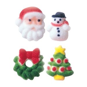Christmas Sugar Charms 24 count