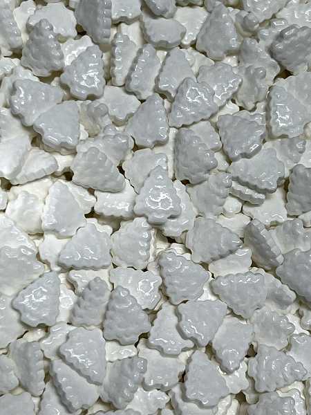 White Christmas Tree (Thick) Sprinkles 5 ounce